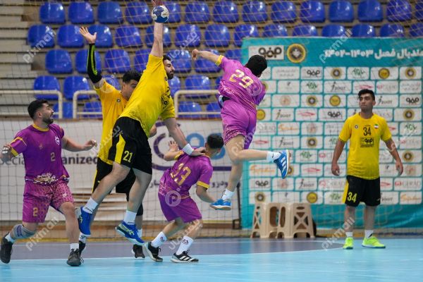 هندبال | سپاهان اصفهان - فراز بام خائیز دهدشت