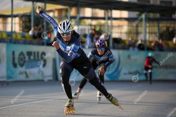 اسکیت | لیگ اسکیت سرعت جوانان و بزرگسالان بانوان (روز دوم)